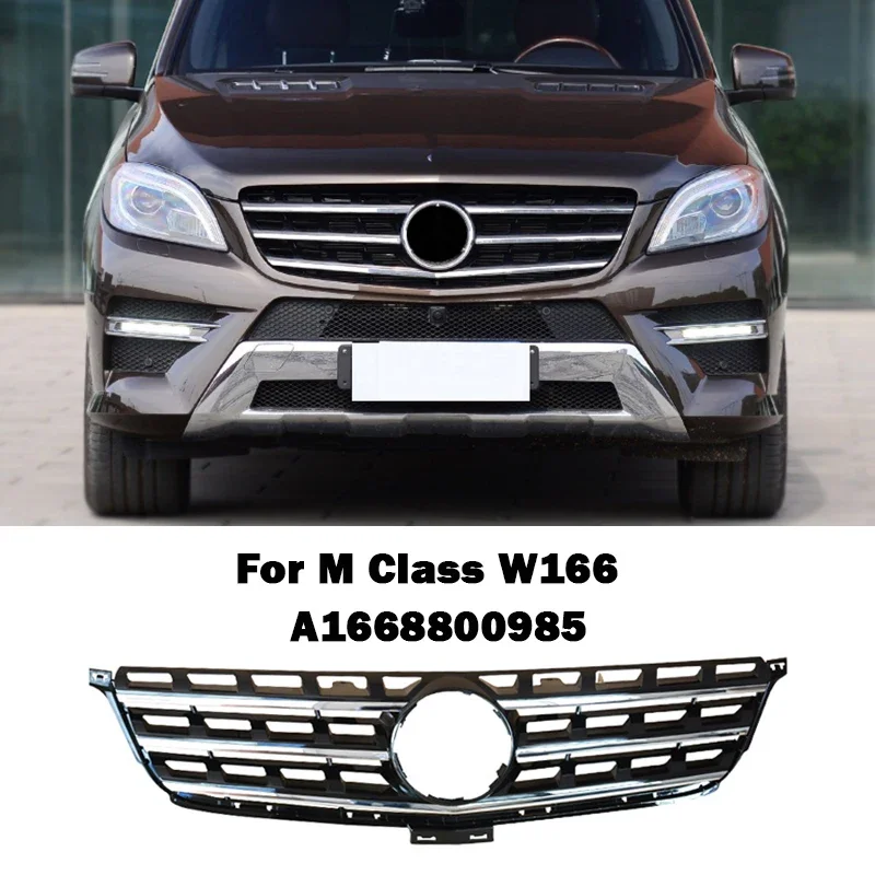 

For Mercedes Benz M ML W166 Class ML400 ML350 ML320 ML500 ML550 Front Grille Grill Bumper A1668800985 Engine Radiator Body Kit