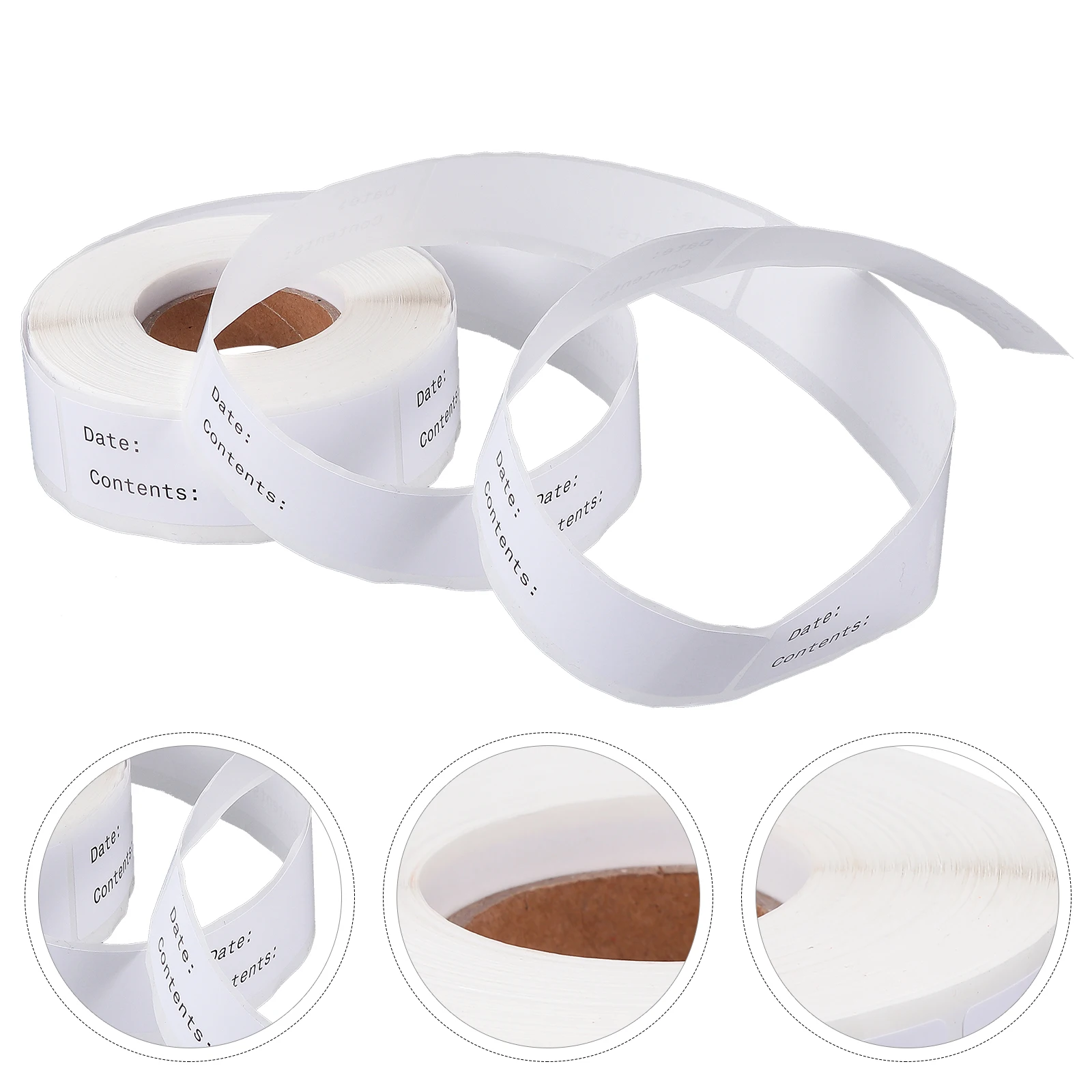 

Labels for Food Containers Date Adhesive Restaurant Copper Plate Stickers Self-adhesive