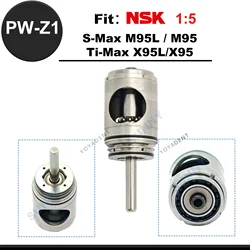 Voor NSK 1:5 Handstuk S-Max M95L/M95 Ti-Max X95L/X95 Tandheelkundige Handstuk Cartridge Rotor Lage Snelheid Handstuk Accessoires