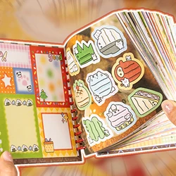 Mr. Paper 1Style 42Pcs/bag Munchkin Convenience Store Series Writable Die-cut Sticker Book DIY Handbook Material Decoration Card