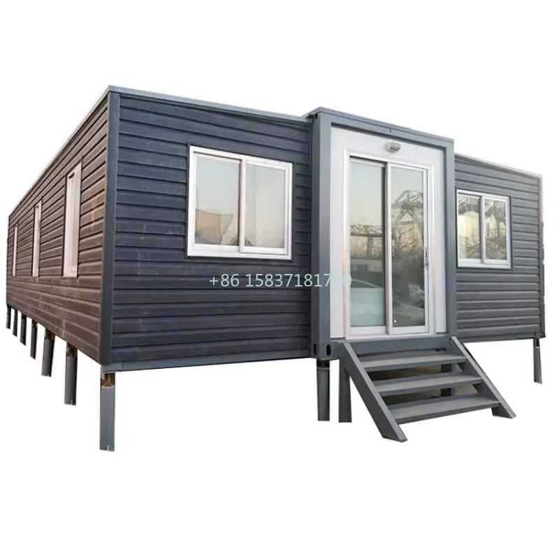 Living Prefab Tiny House 3 Bedroom Modular Container House Expandable Homes Steel 20ft 40ft Expandable Container House Office