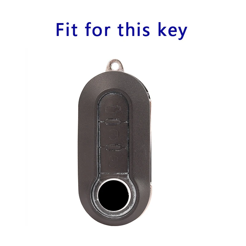 Shell Fob TPU Car Flip Key Case Cover For FIAT 500 Ducato Punto Panda Lancia Musa For Citroen Jumper Peugeot Boxer Accessories