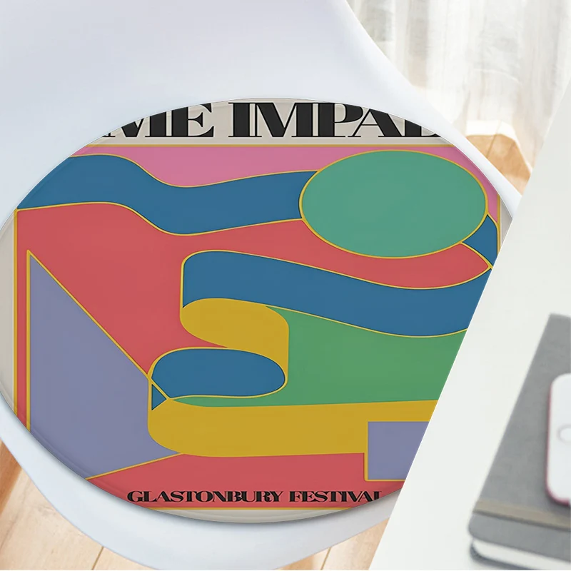 Tame Impala Psychedelic Four Seasons Seat Cushion Office Dining Stool Pad Sponge Sofa Mat Non-Slip Seat Mat