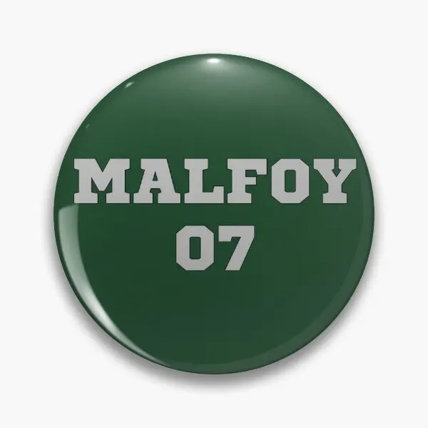 Malfoy Jersey  Soft Button Pin Badge Clothes Hat Brooch Lover Cute Collar Cartoon Lapel Pin Metal Funny Fashion Jewelry Gift