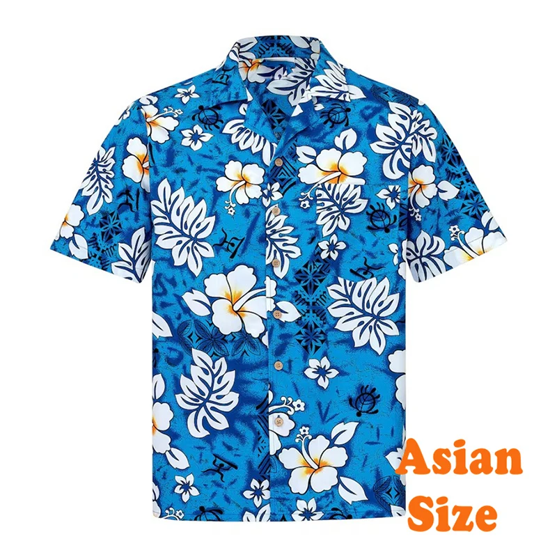 Flowers Full 3D Print Shirt For Men's Clothing Bright Colors Casual Trendy Short Sleeve Shirts Summer Outdoor Sport Men Tees Top