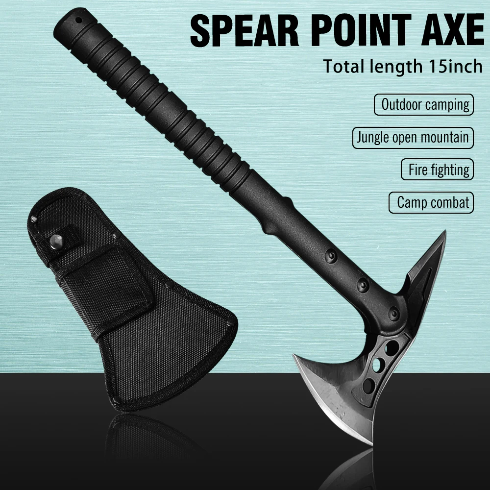 

Outdoor Survival Axe Portable Multifunctional Tactical Ax Non-slip Handle Camping Axes Hunting Tomahawk Mountaineering Tool