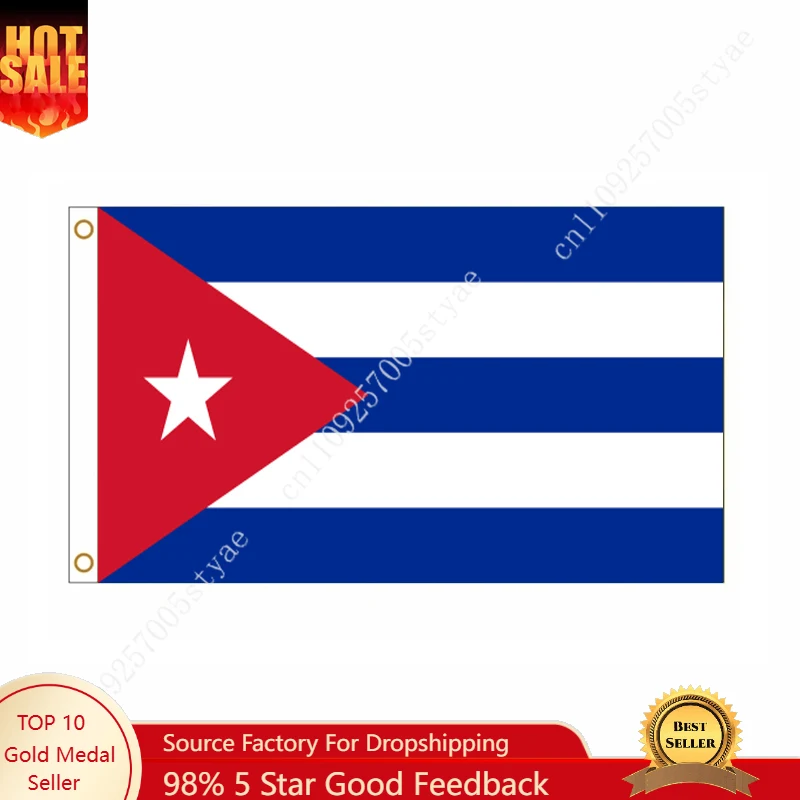 

Cuba Flag Cuba National Flags Wall decoration Sign Banner Poster For Outdoor indoor 90x150cm The Republic of Cuba National Flag