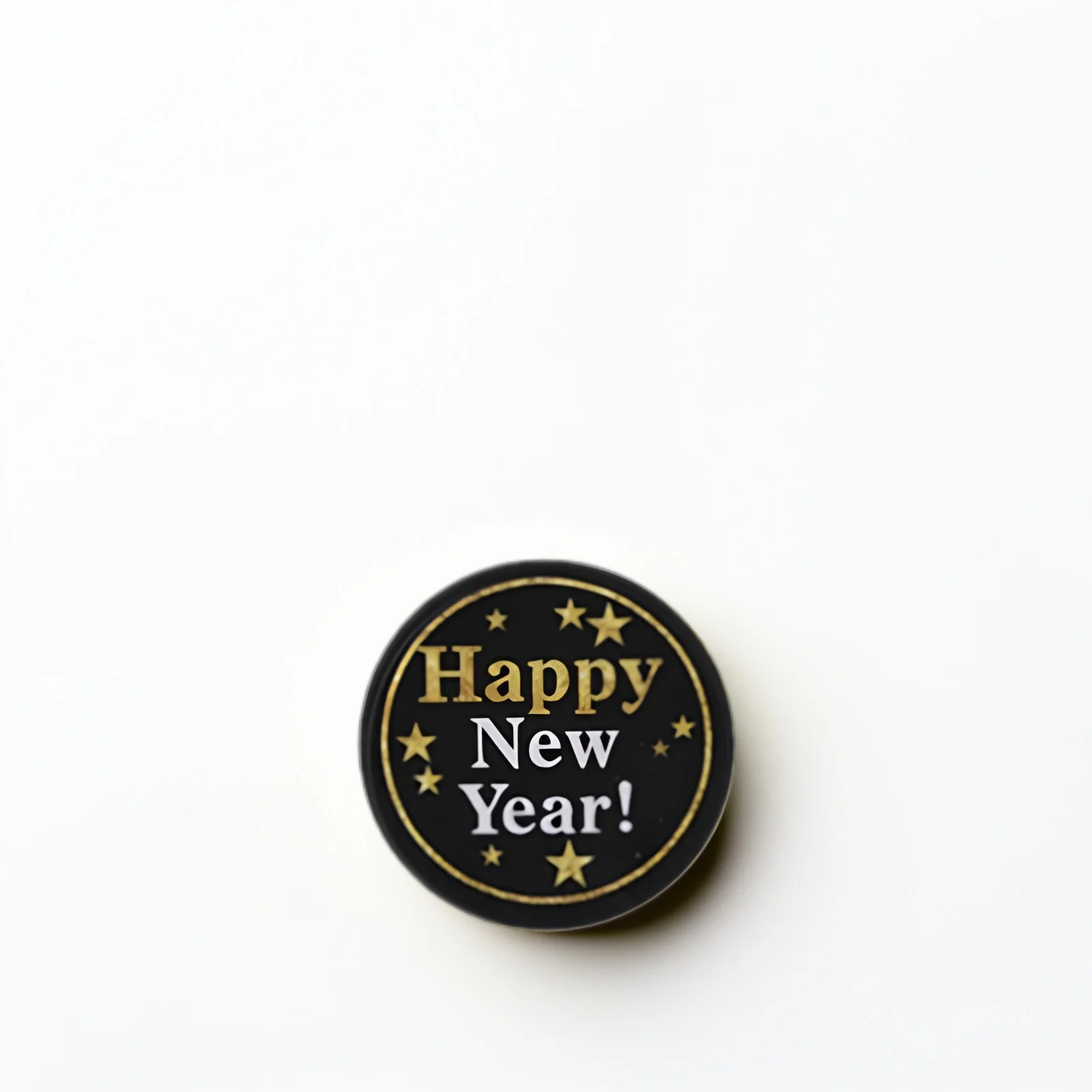 

8 Sheets New Year Sealing Stickers Baking Packaging Decals Round Labels Cookie Bags Happy Christmas