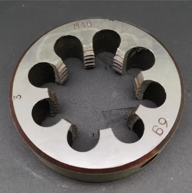 

M37 M38 M39 M40Round Die Wrench Left Right Teeth 0.75-3mm Pitch High Precision Thread Tools