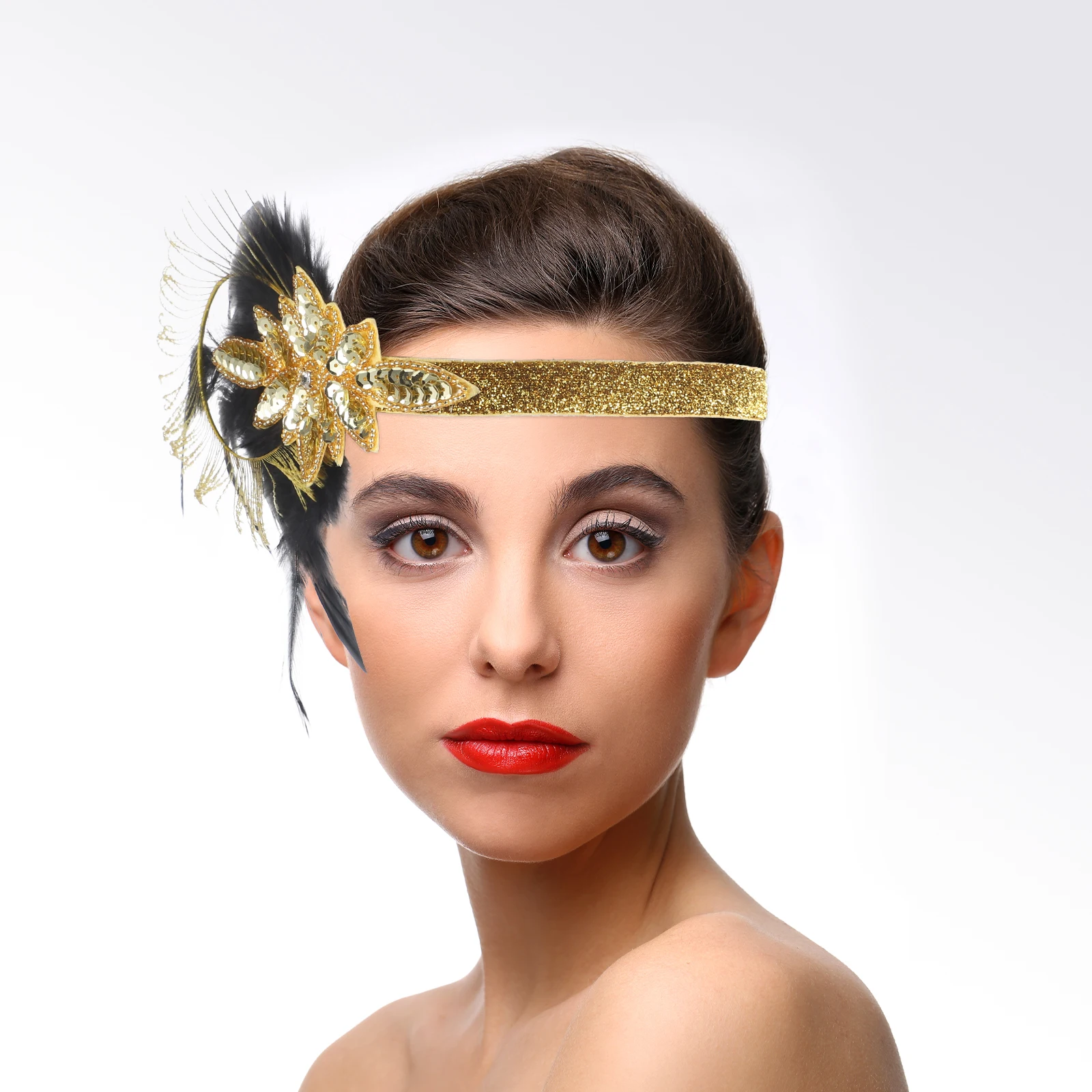 

Headb s Retro 20s Accessories Women Elegant Flapper Headpiece Beaded Banquet Party Costume Wedding Prom