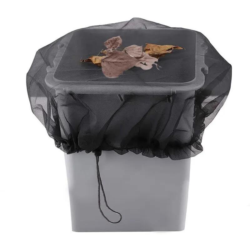 60CM Rain Barrel Net Cover, Bucket Insect Net Cover, Water Tank Screen Protection Cover, Rain Barrel Filter Protection Net