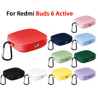 Funda For Redmi Buds 6 Active Case Wireless Bluetooth Earphone Silicone Cover Ultra-Thin Cases For Xiaomi Redmi Buds 6 Active