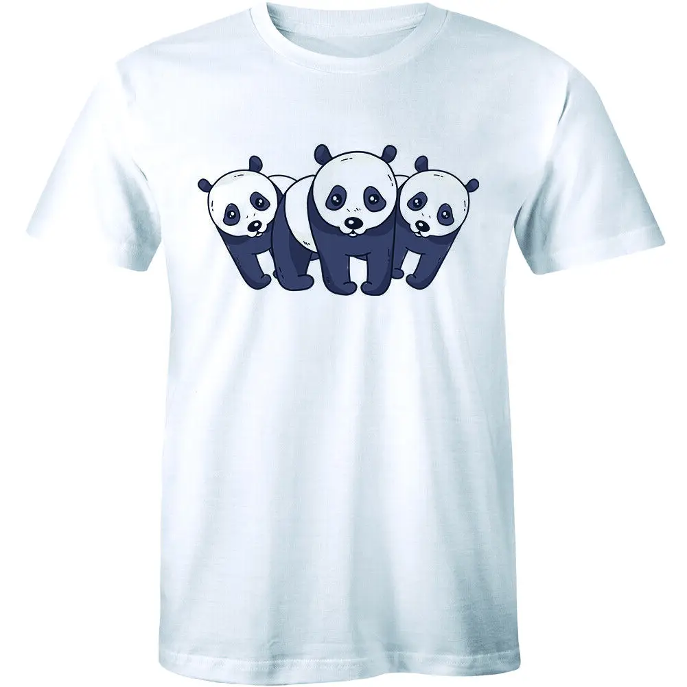 

3 Cute Baby Panda Minimalist Shirt Cool Panda Lover Men's Premium T-shirt Tee