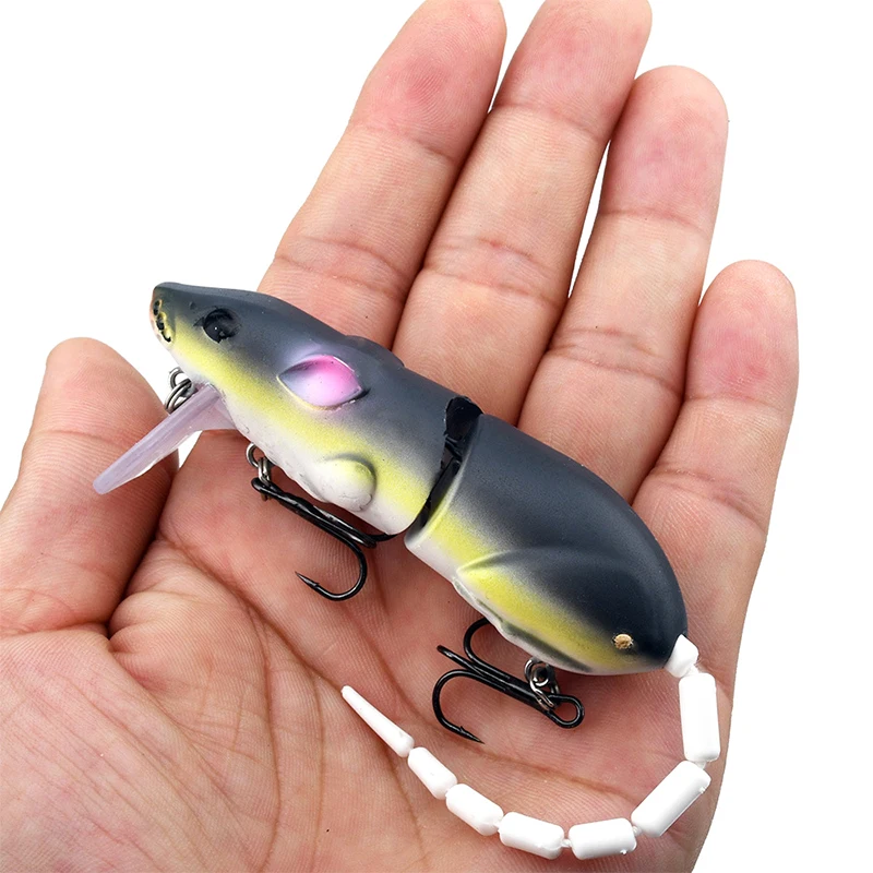 Mouse Lure Artificial Plastic Mouse Fishing Lure Swimbait Rat Pike Bass Minnow Floatingbaits Fishing Tackle Accessories