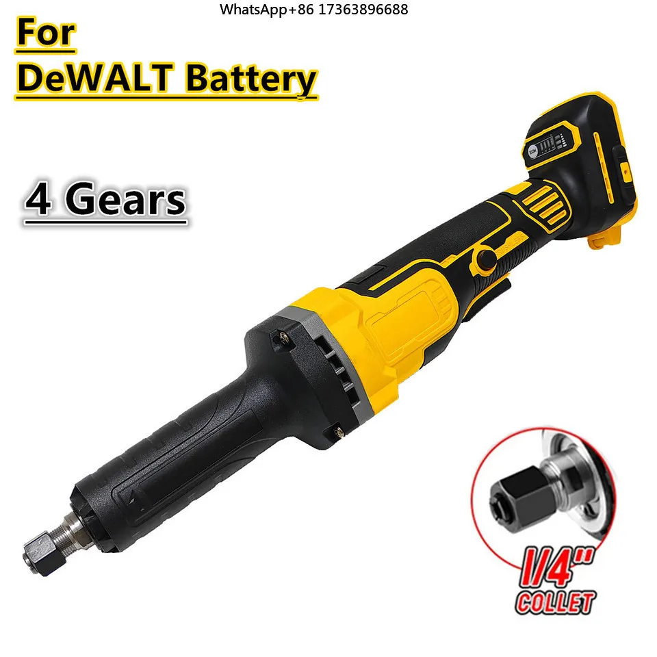 20V Battery Brushless Die Grinder 4 Speed Electric Engraving Polishing Machine Cordless Grinding Power Tools for Dewalty Battery