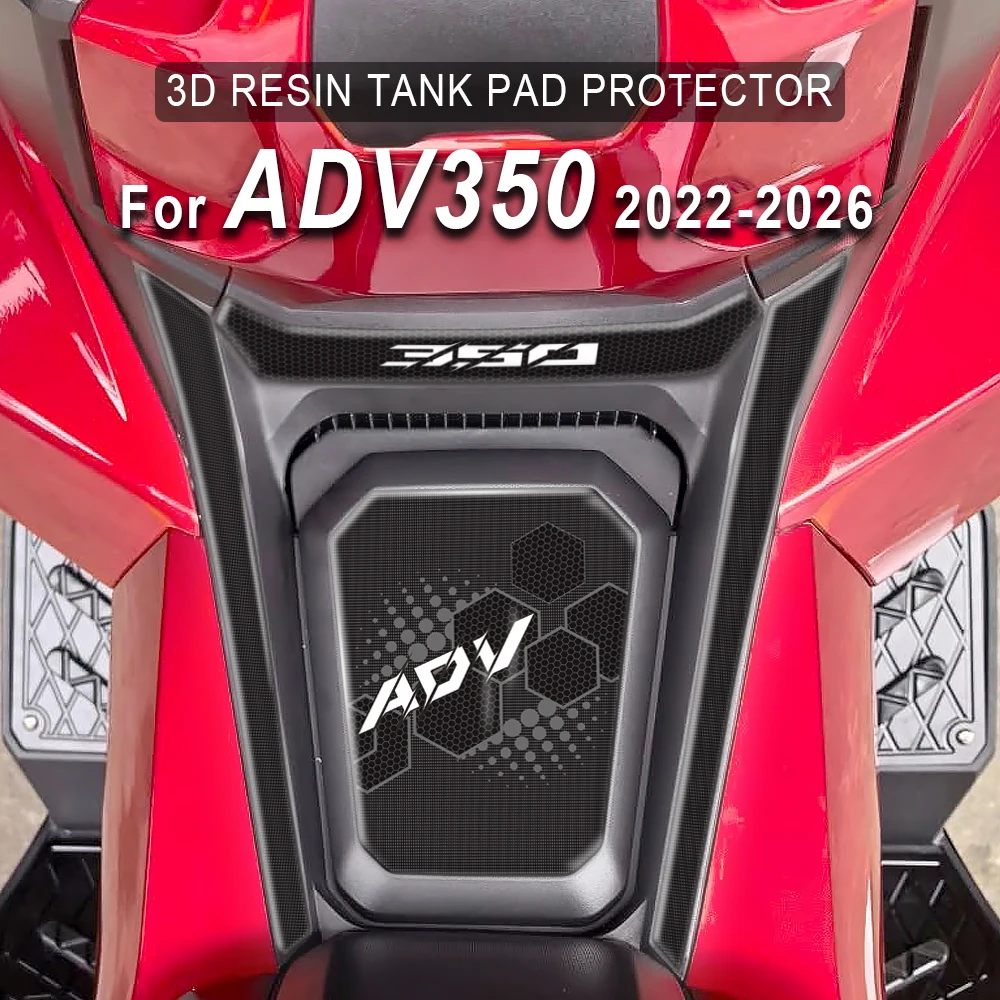 

3D-наклейки из смолы для мотоциклов, защитный комплект для топливного бака Honda ADV350 ADV 350 2022 2023 2024 2025 2026, декоративные аксессуары