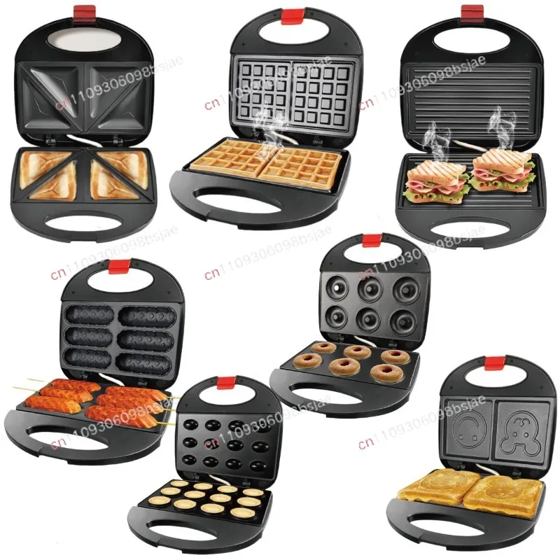 11-In-1 Bread Machine Waffle Maker Sandwich Maker Hamburger Maker Barbecue Machine Electric Cake Pan