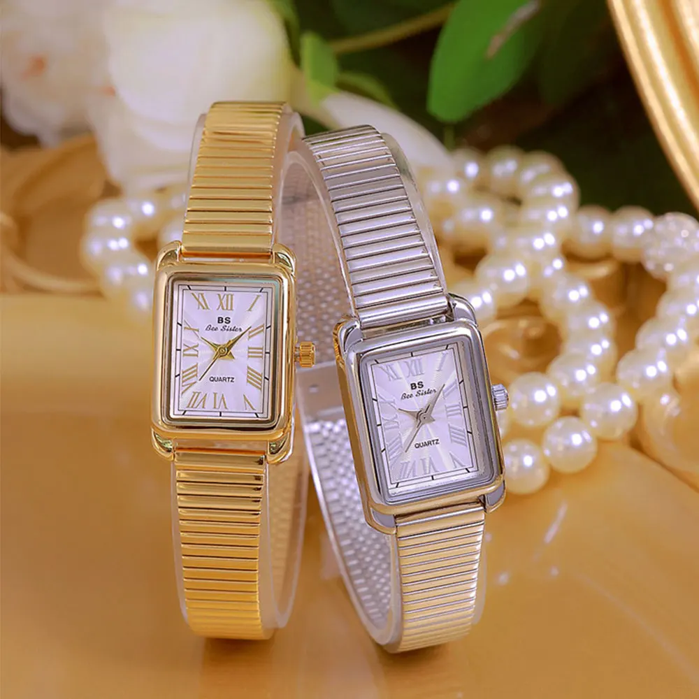Luxury Brand Women's watches With Simplicity Square Dial Design Ladies' Quartz Watch Casual Gold Silver Relogio Feminino