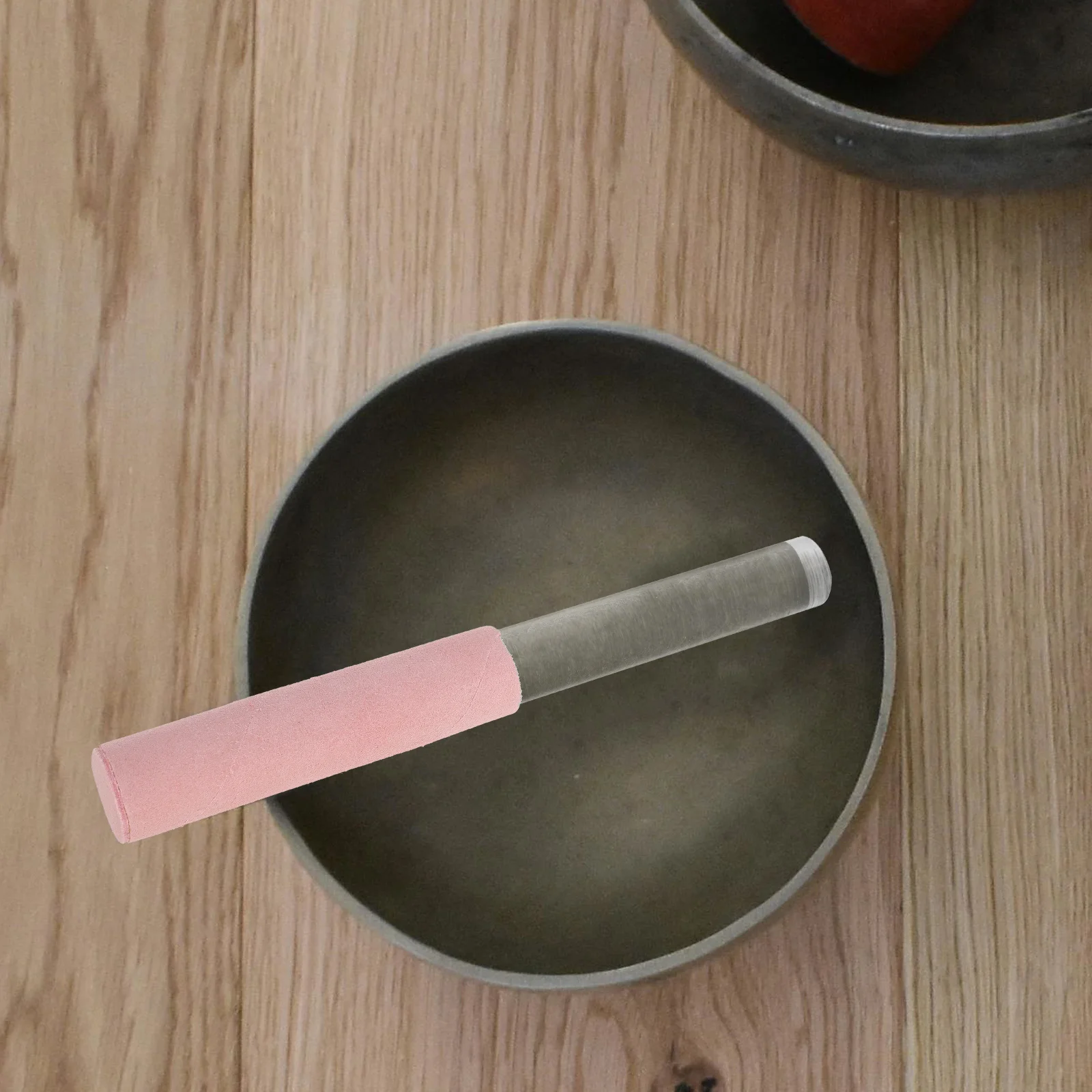 

Acrylic Cowhide Singing Bowl Stick Professional Tuning Stability Sound Bowl Mallet for Musicians Yoga Mindfulness Easy to Hold