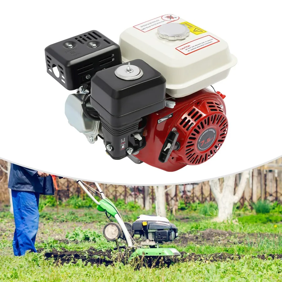 212 ccm 4-Takt-Motor 7,5 PS Elektrostart Standmotor OHV Kartmotor für Honda 5,1 kW Standmotor 4-Takt 1 Zylinder 3,6L 20mm – Detail 29