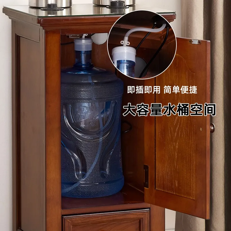 American tea cabinet kettle integrated built-in living room office tea table side ood small tea table for home us