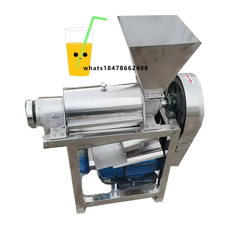 

304 Stainless Steel Coconut Milk Screw Industrial Fruit Watermelon Pineapple Juice Crusher Juicer Extractor Machine