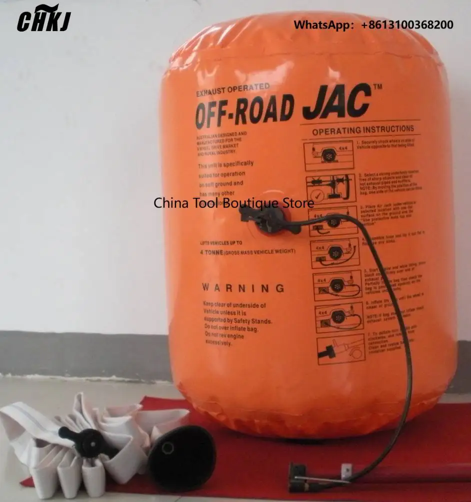 Off-road airbag top 3 tons three tons car inflatable jack tail gas and air pump dual-use extrication genie