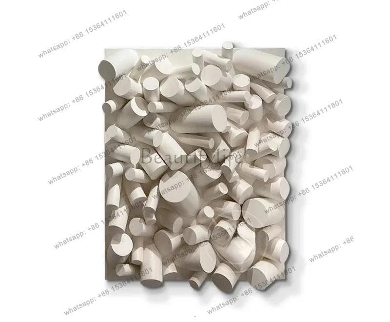 Restaurant decorative painting 3d three-dimensional wood handmade installation painting niche creative corridor hanging
