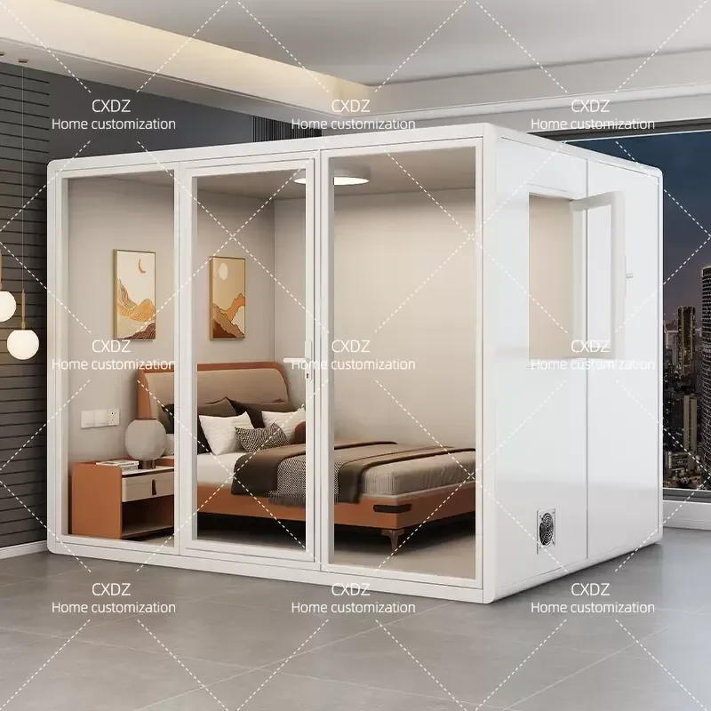 Custom Soundproof Room for Home Studio Piano Drum Recording Live Streaming Silent Sleeping Pod Telephone Booth Noise