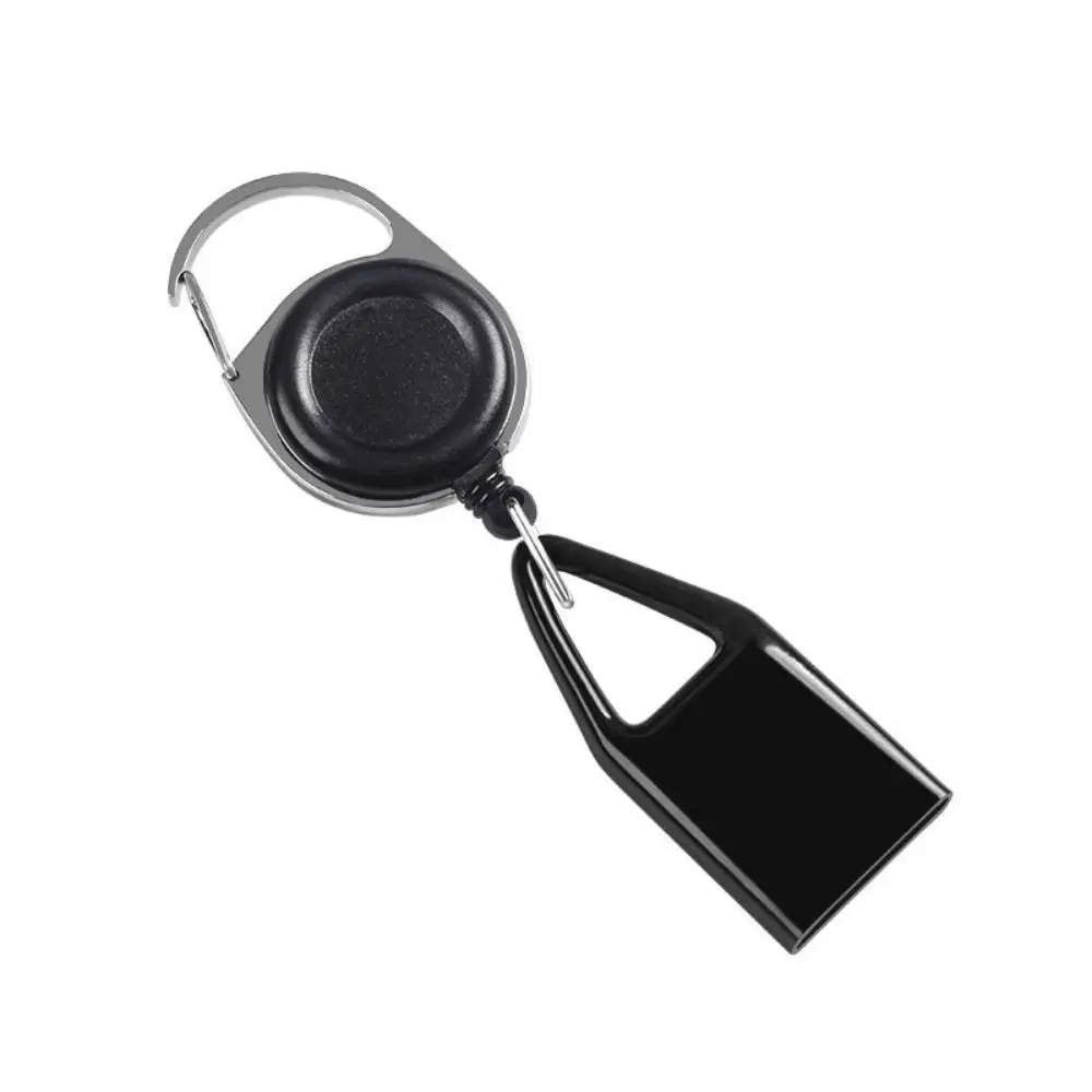 Durable Portable Lighter Holder Retractable for Handbag Lighter Clip for Belts Removable Carabiner Clip