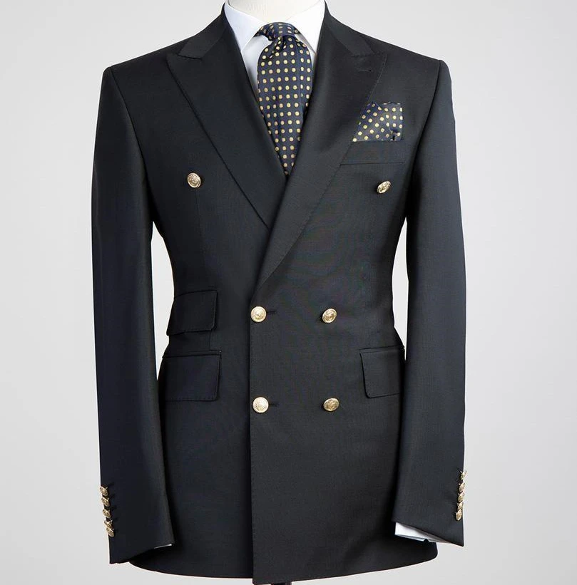 XS-6XL Wedding Men Suits Blazer Bridegroom Business Groom Wear Tuxedo Jacket Formal Party Double Breasted Peak Lapel One Coat