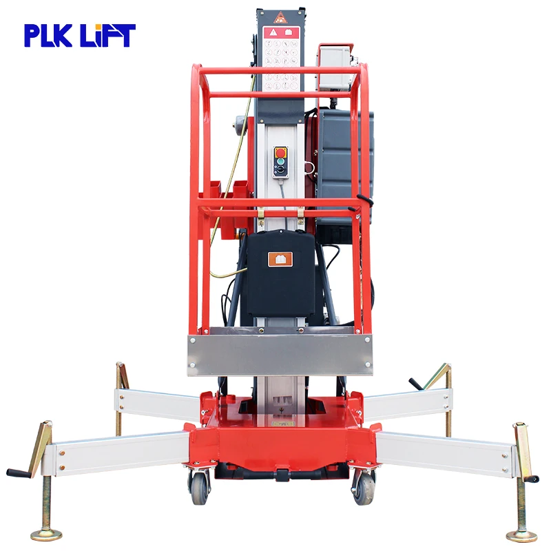 4m 6m 7m 8m 10m 11m อุปกรณ์ยกอลูมิเนียมอัลลอยด์แพลตฟอร์มการทํางาน Lift