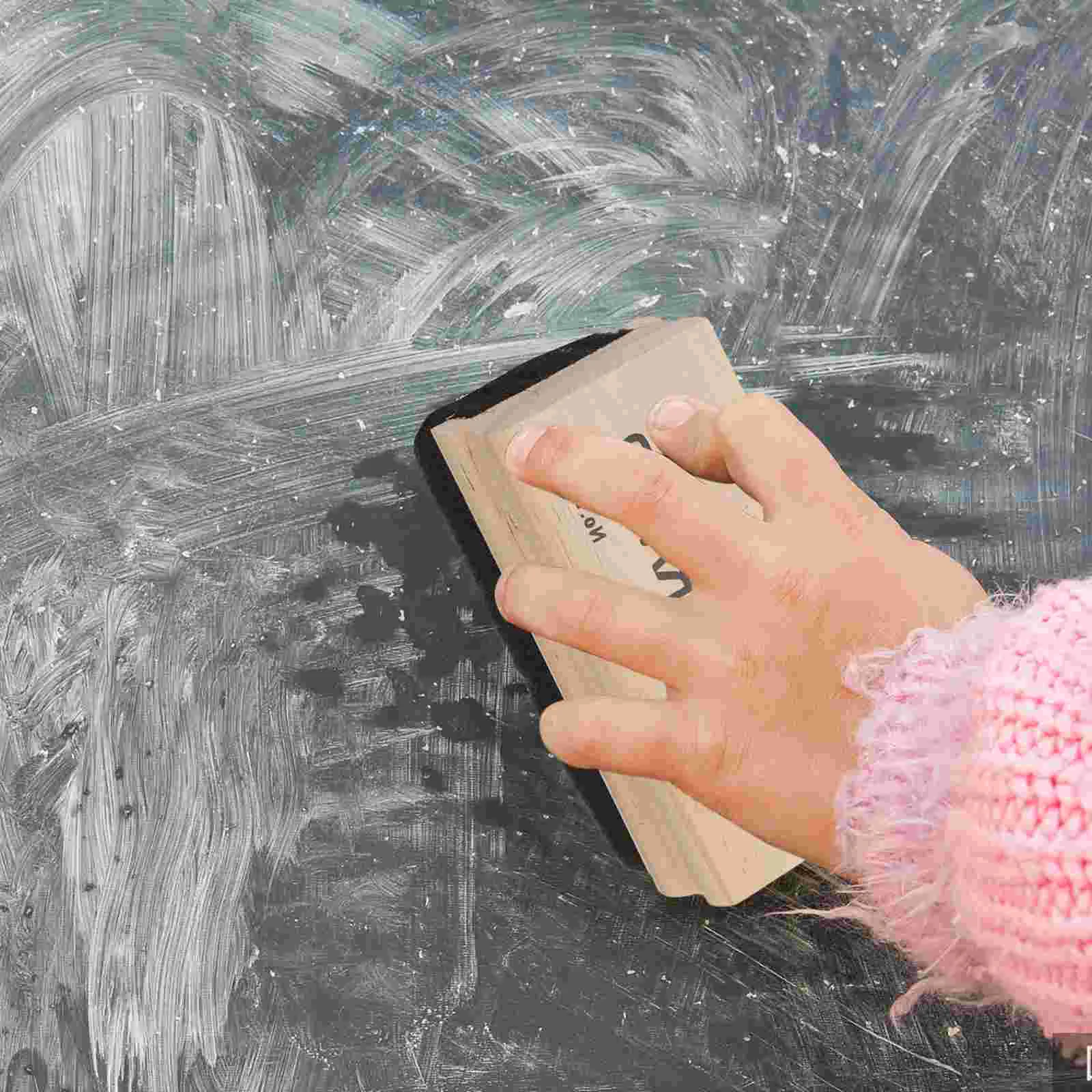 Gomma per lavagne per ufficio, aula, 2 pezzi, per lavagne a secco in bambù