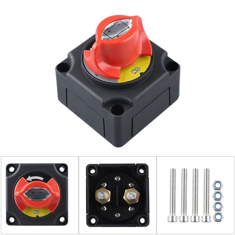

Automotive Battery Isolator Disconnector Circuit Breaker Disconnect Switch For Car Boat Yacht Atv 12-24V