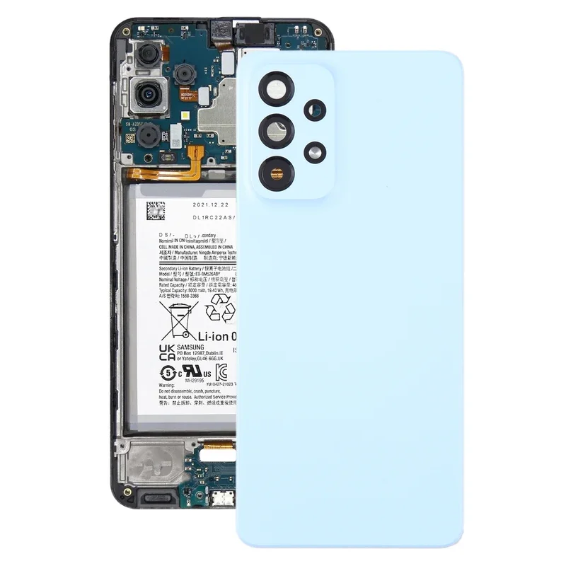 

Задняя крышка аккумулятора для Samsung Galaxy A53 5G SM-A536B с объективом камеры, сменный задний корпус