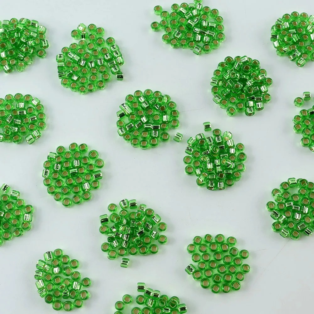 10g Bulk Japanese Imported MGB Irrigation Silver Square Hole Rice Beads Jewelry Accessories for All Kinds of Handmade DIY