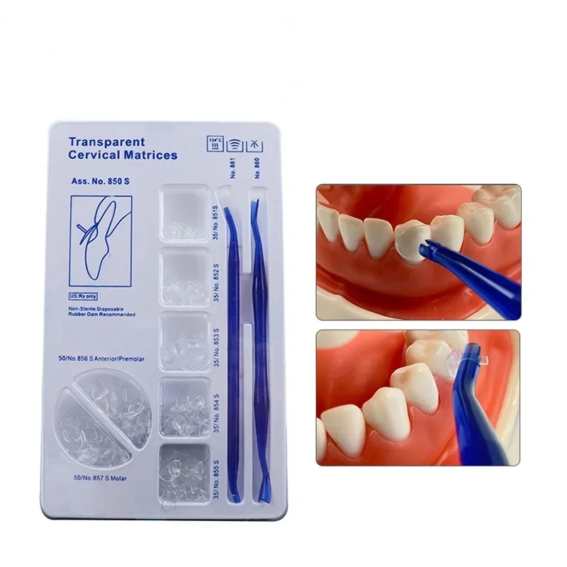 

Disposable Dentistry Matrix Transparent Composite Filling Materials Dental Gums 850 S Matrix Cervical Dentists Oral Hygiene Tool