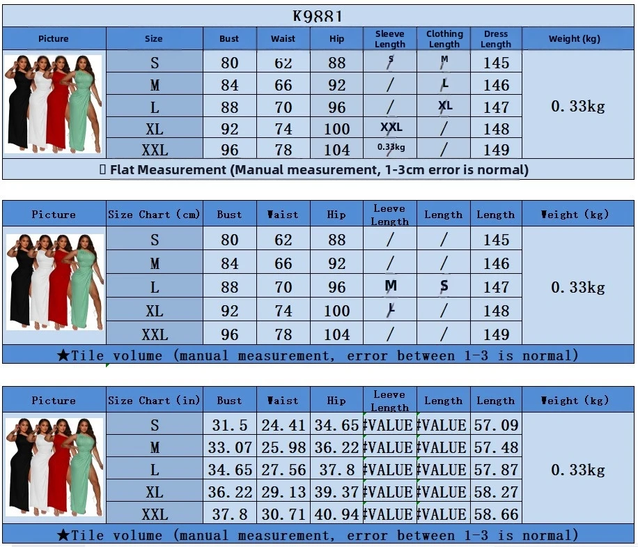 K9881 Hochelastisches One-Shoulder-Sexy-Split-Kleid, einfarbiger Nachtclub-Rock für Frauen in Europa und USA