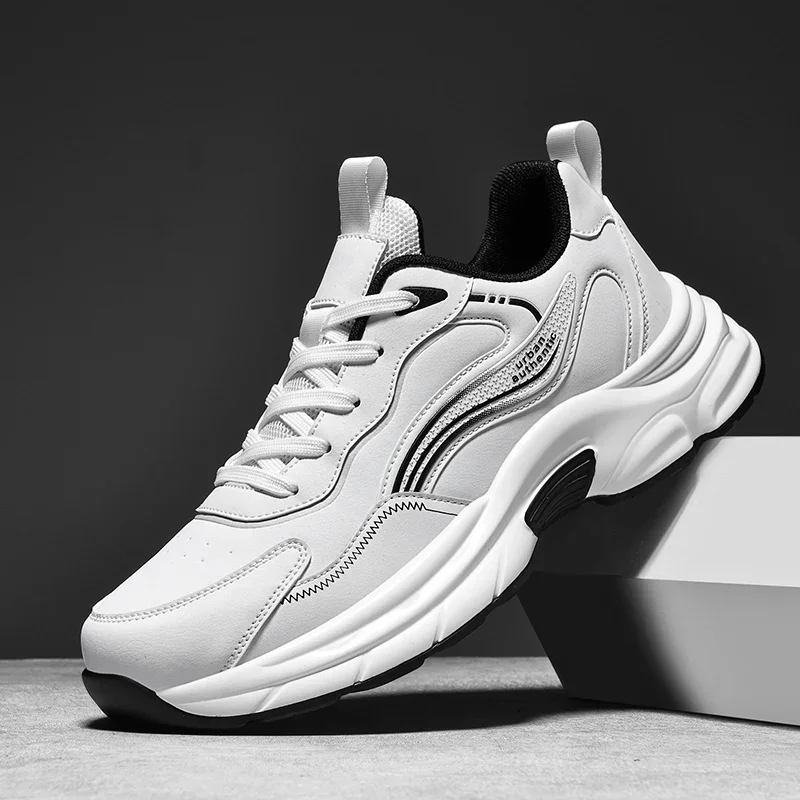 

Men's new casual sports shoes soft soles four season fashion comfortable breathable mesh anti slip wear-resistant running shoes