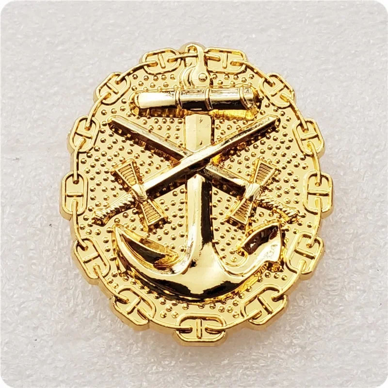 WWII German Naval Wound Badge Real gold plating COPY