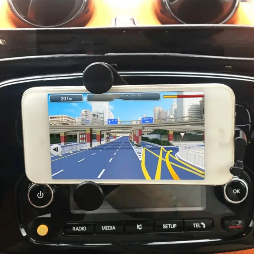 Schwerkraft-Autohalterung für Mobiltelefone, kompatibel mit Mercedes-Benz Smart, Lüftungsschlitz-Handyhalterung für Auto-GPS-Navigation