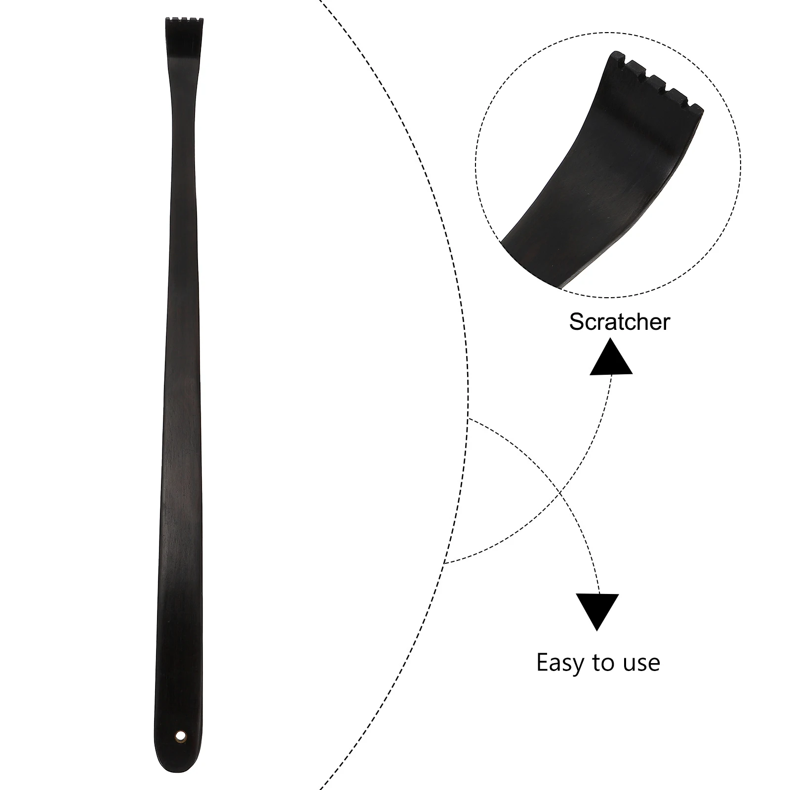 

Wooden Back Scratcher Natural Sturdy Extendable Hand Carved Grip Comfortable Body Itch Relief High Density for All