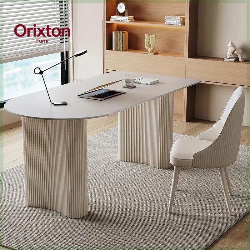 Design Aesthetic Office Desk Nordic Crafts Modern Executive Office Desk White Decoration Escritorio Oficina Unique Furniture