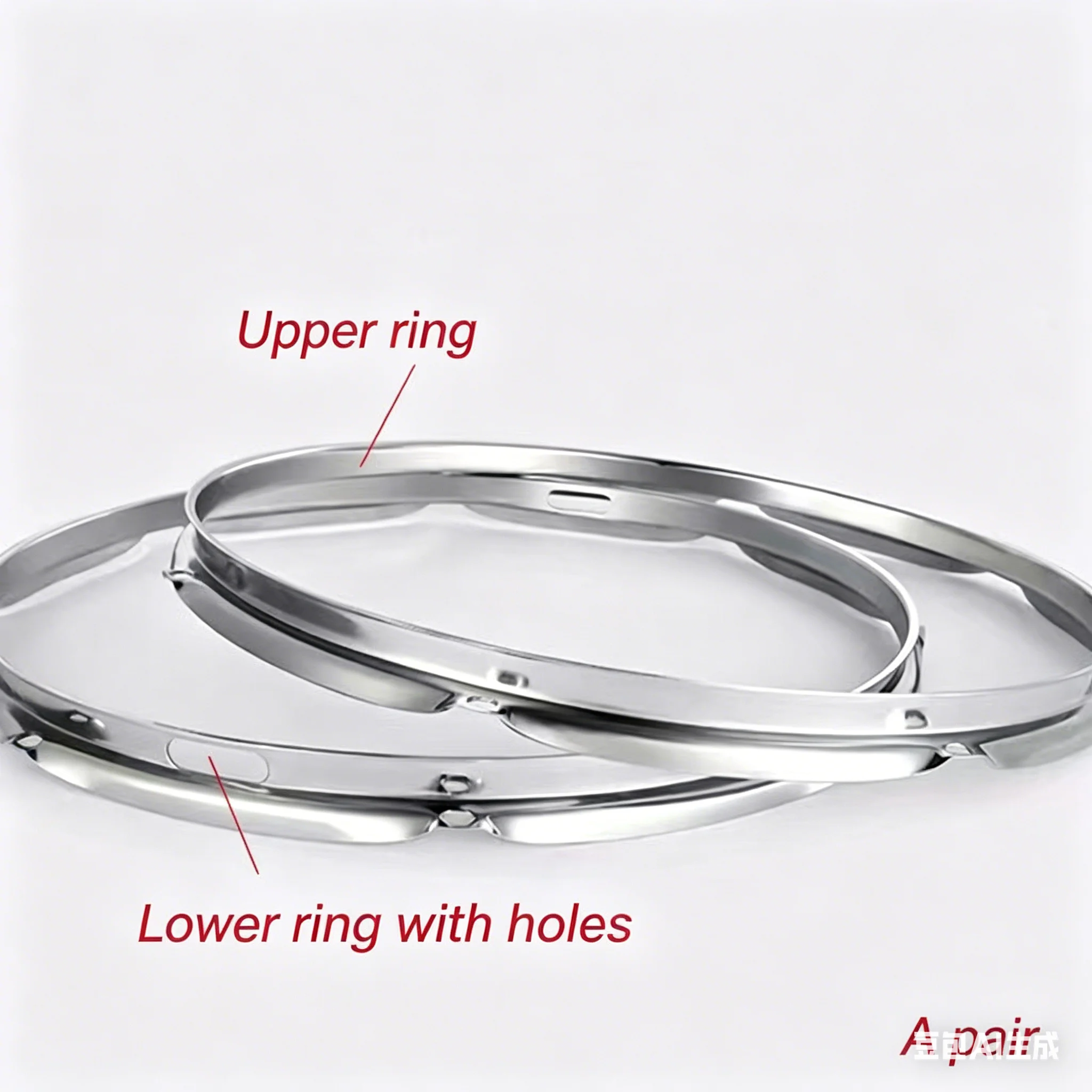 Drum Rims and Hoops 13 Inch Die Cast Snare Drum Spare Parts Musical Instrument Accessories for Kit Replacement