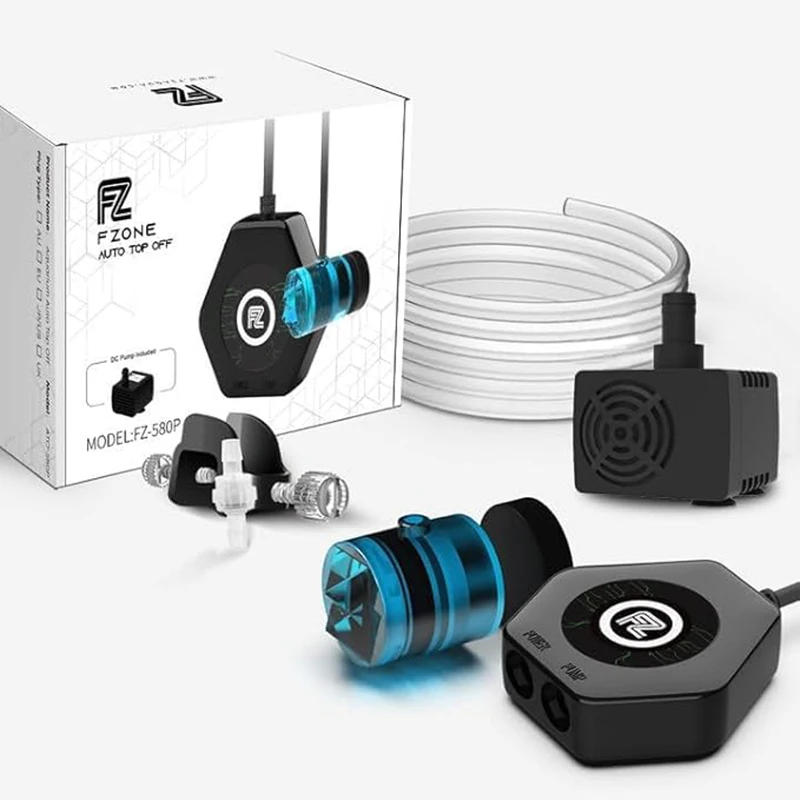 Fzone ATO580 Auto Top Off Refilling System Fish Tanks Automatic Mini  Aquarium Water Pump Controller Saltwater Fresh Accessories