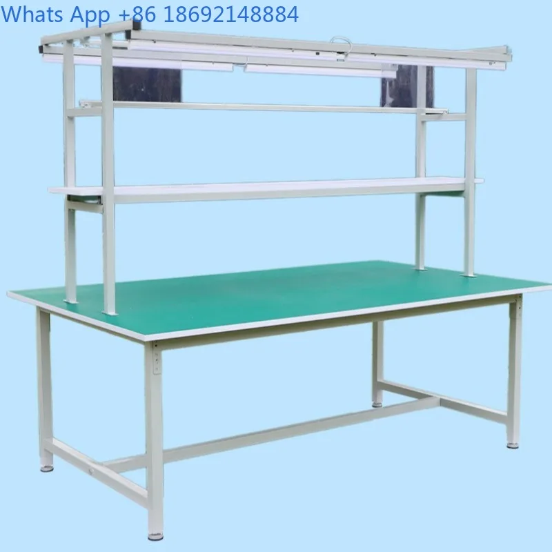 Anti-static Workbench Workshop Assembly Line Single and Double-sided Operation Table Maintenance Packing Table