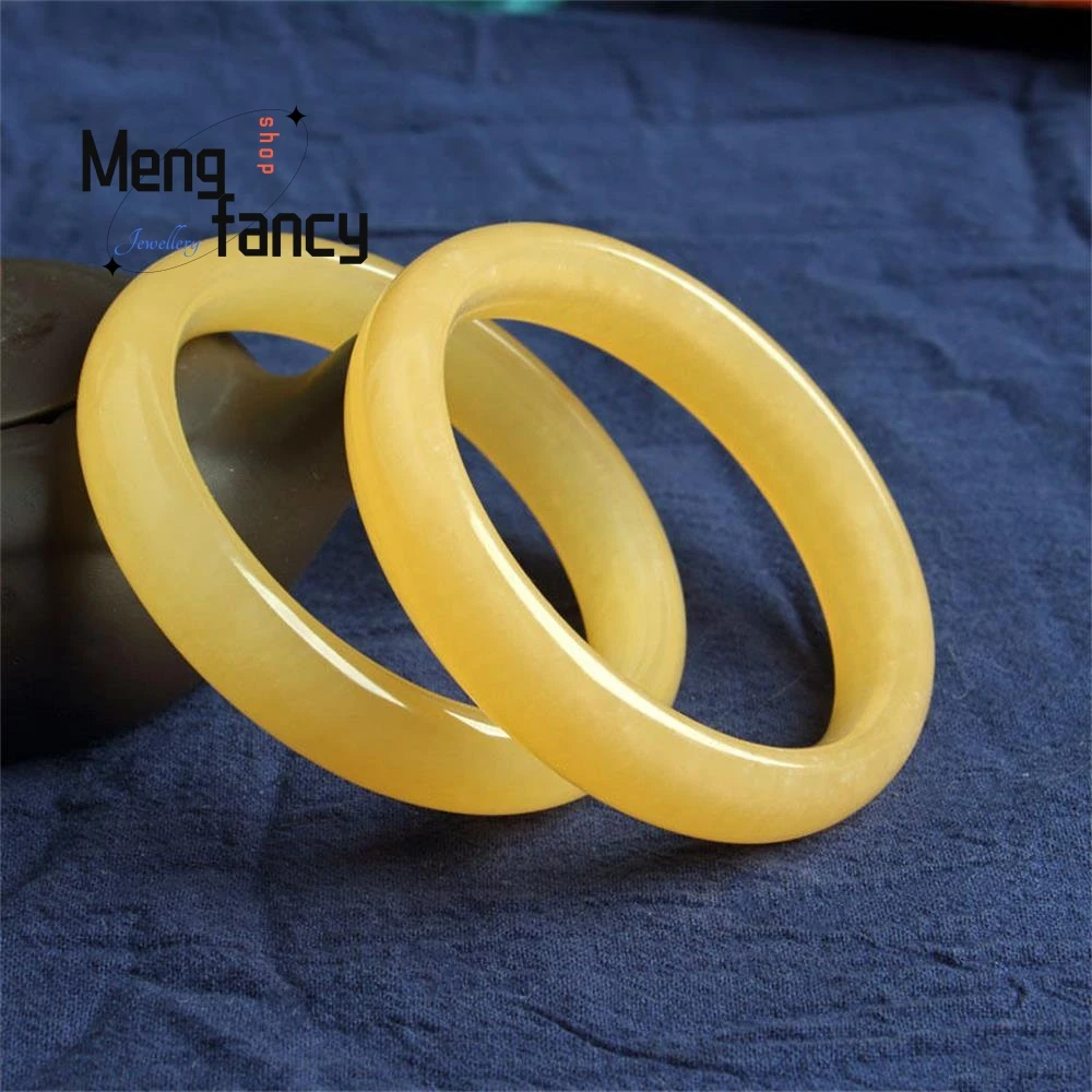 

Натуральный афганский бежевый нефрит, высококачественный женский модный браслет, изысканные популярные ювелирные изделия класса люкс, бестселлеры, праздничные подарки