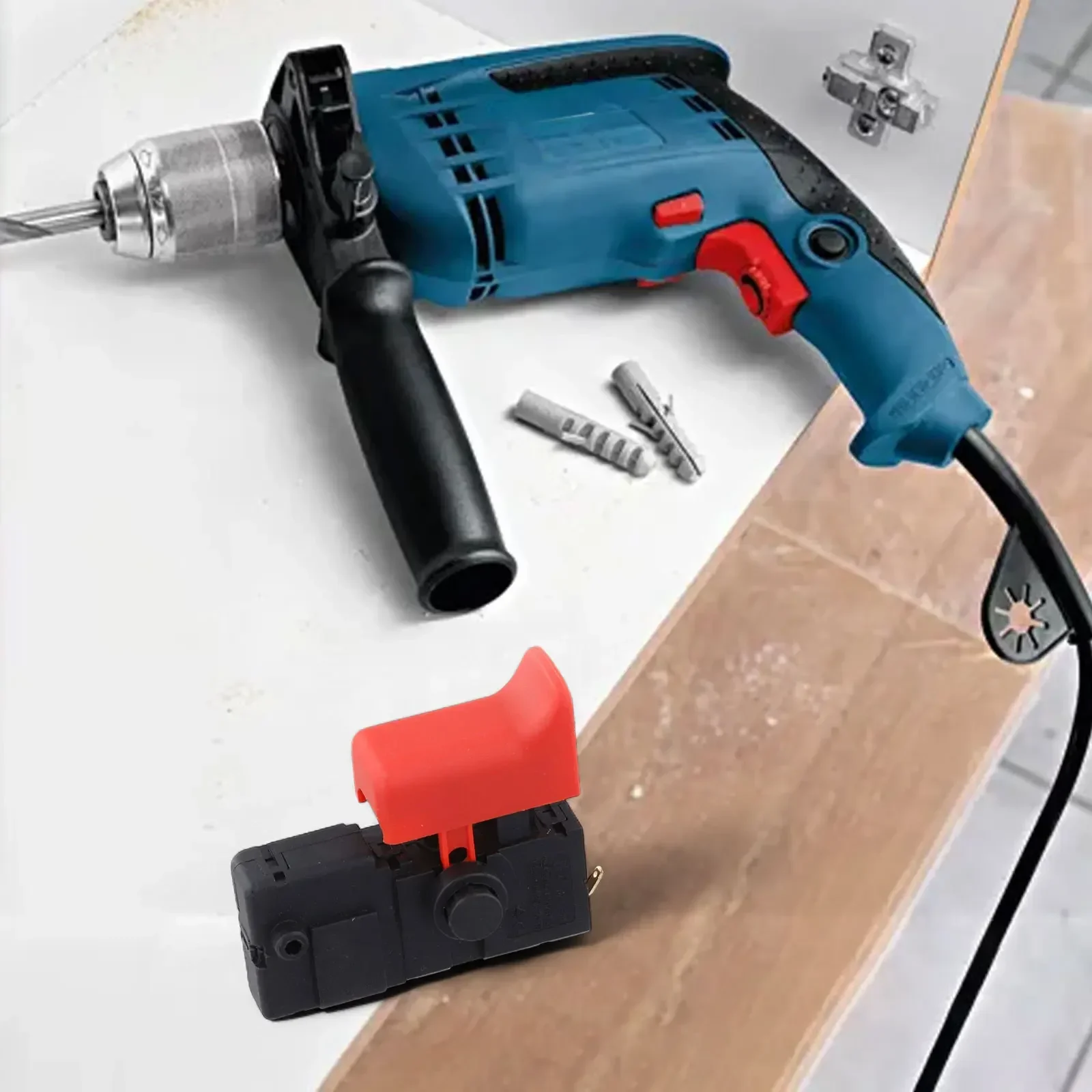 Robust Speed Control Switch for Enhanced Functionality in For GSB13REGSB16RE Electric Hammer Drill Applications