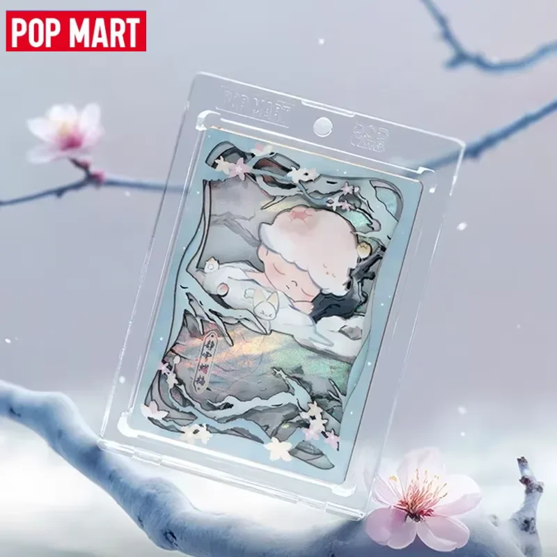 

POP MART DIMOO STORIES IN THE CUP Series Art Collection Cards Mystery Box Guess Bag Toys Doll Cute Anime Figure Desktop Ornament