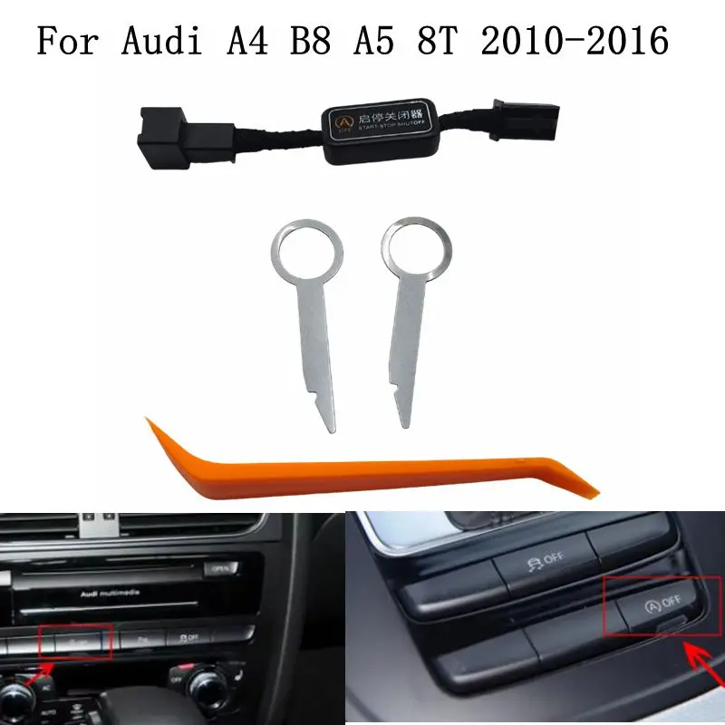 Car Smart Automatic Stop Start Engine Eliminator Device Disable Plug Cable For Audi A4 B8 A5 8T Q5 8R 2010-2016